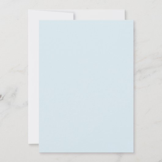 Invitation Baby shower Garçon Cloud bleu (Dos)