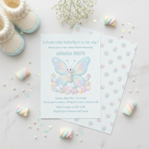 Baby Shower Garçon Papillon Guimauve Bleue