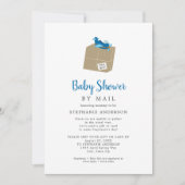Invitation Baby shower garçon par courrier (Devant)