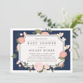 Invitation Baby shower Garden Gate (Debout devant)