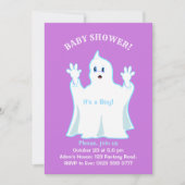 Invitation baby shower Ghost Cute (Devant)