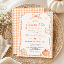 Baby Shower Gingham Bébé Doux