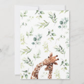 Invitation Baby shower Giraffe (Dos)
