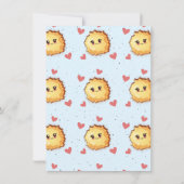 Invitation Baby shower Girl Little Latke Hanoukka (Dos)