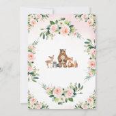 Invitation Baby shower Girl Woodland (Dos)