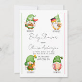 Invitation Baby shower Gnome Oktoberfest (Devant)