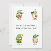 Invitation Baby shower Gnome Oktoberfest (Dos)