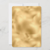 Invitation Baby shower Gold Glam Glitz (Dos)
