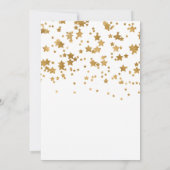 Invitation Baby shower Gold Little Star (Dos)