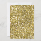 Invitation Baby shower Gold Princess (Dos)