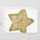 Invitation Baby shower Gold Star (Dos)