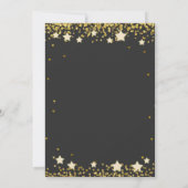 Invitation Baby shower Gold Twinkle Little Star (Dos)