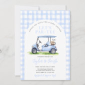 Invitation Baby Shower Golf Let's Par-Tee Heure de Tée (Devant)