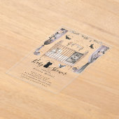 Invitation Baby shower gothique (Poser)