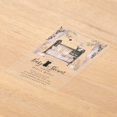 Invitation Baby shower gothique (Poser)