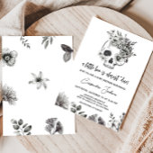 Invitation Baby shower gothique