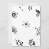 Invitation Baby shower gothique (Dos)