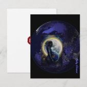 Invitation Baby shower gothique (Devant / Derrière)