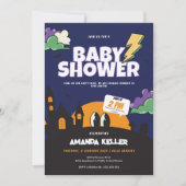 Invitation Baby shower Halloween (Devant)