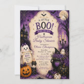 Invitation Baby Shower Halloween (Devant)