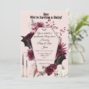 Invitation baby shower Halloween