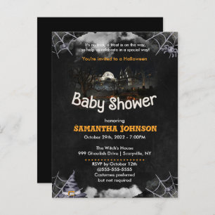 Invitation Baby shower Halloween