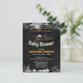 Invitation Baby shower Halloween (Debout devant)