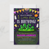 Invitation Baby shower Halloween (Devant)