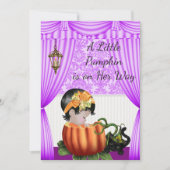 Invitation Baby shower Halloween (Devant)