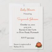 Invitation Baby shower Halloween (Dos)