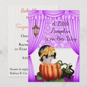 Invitation Baby shower Halloween