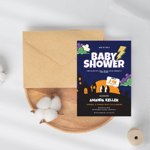 Invitation Baby shower Halloween