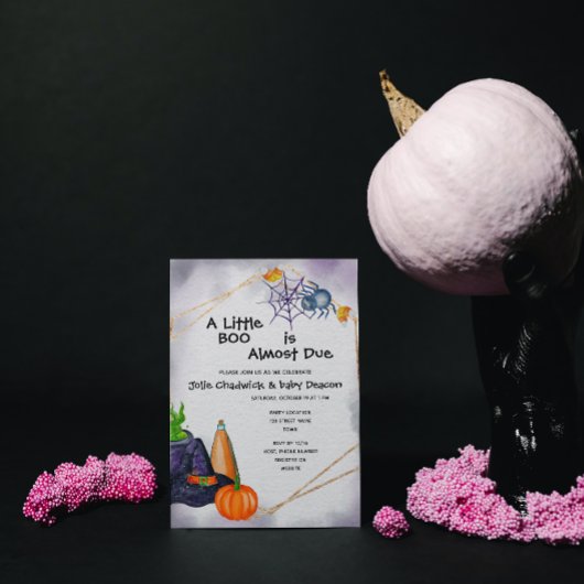 Invitation Baby shower Halloween