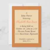 Invitation Baby shower Halloween (Dos)
