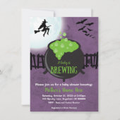 Invitation Baby shower Halloween (Devant)