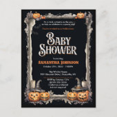 Invitation Baby shower Halloween (Devant)