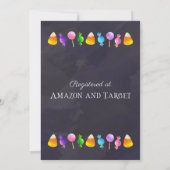 Invitation Baby shower Halloween, Baby shower Auto (Dos)