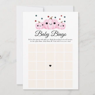 Invitation Baby Shower Halloween Bébé Mignon Loto Baby Shower