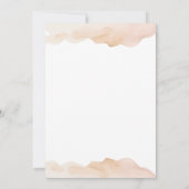 Invitation Baby shower Halloween Citrouille Cow Little Boo (Dos)