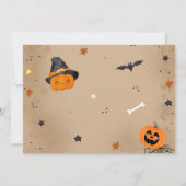 Invitation Baby shower Halloween Cute Ghost (Dos)