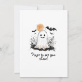 Invitation Baby shower Halloween Cute Little Boo (Dos)