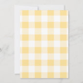 Invitation Baby Shower Halloween en Gingham Violet (Dos)