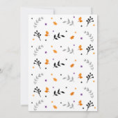 Invitation Baby shower Halloween Little Boo (Dos)
