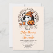Invitation Baby shower Halloween mignon (Devant)