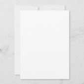 Invitation Baby shower HARLOW Sage Minuscule Chien humain (Dos)