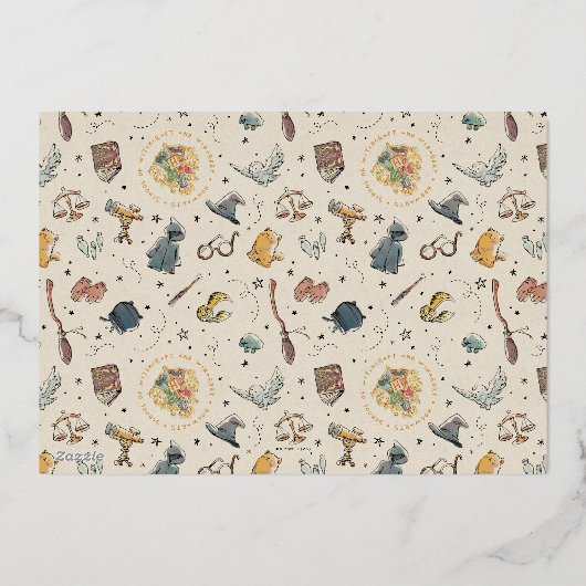 Invitation Baby shower Harry Potter (Verso)