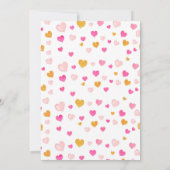Invitation Baby shower Hearts Valentine (Dos)