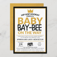 Invitation Baby shower Hip hop