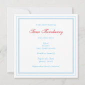 Invitation Baby shower Hiver (Dos)