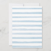 Invitation Baby shower Hiver Arctic Animal Clothesline (Dos)